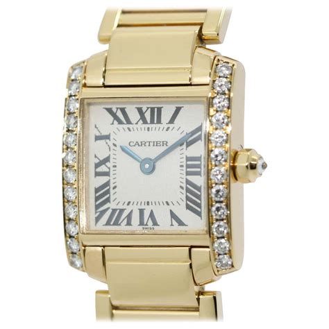 tank frances cartier|cartier tank francaise with diamonds.